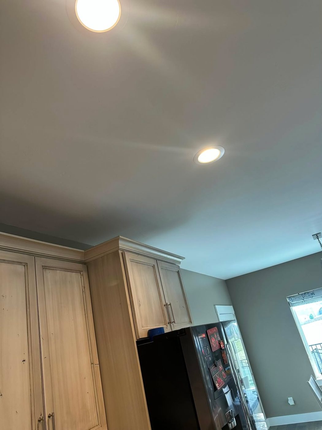 Same room after Flex Drywall, finished ceiling