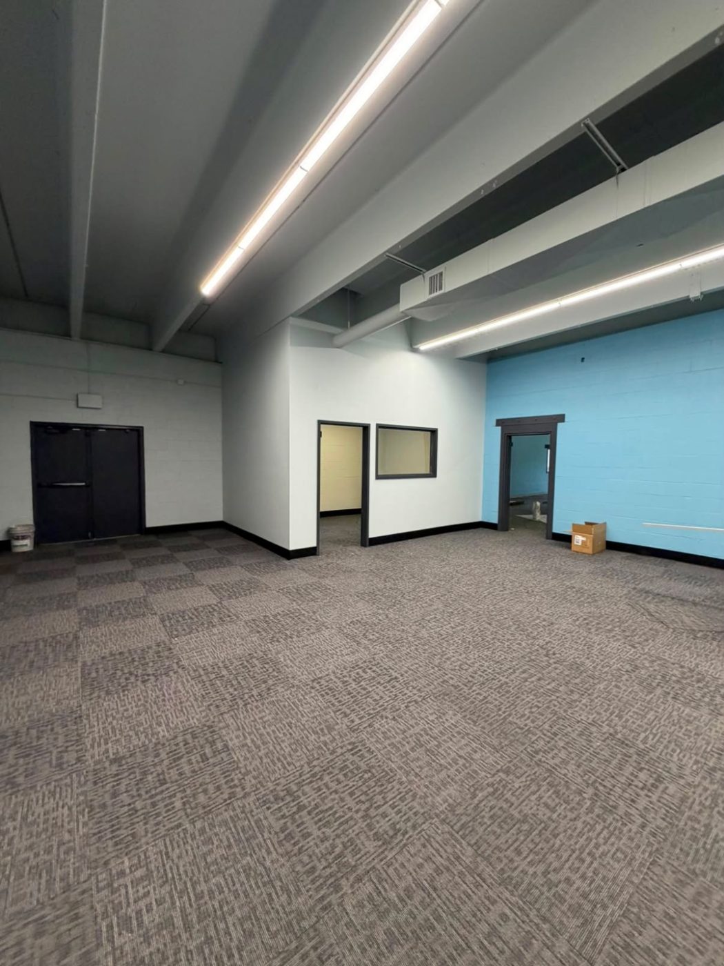 Finished paint-ready room